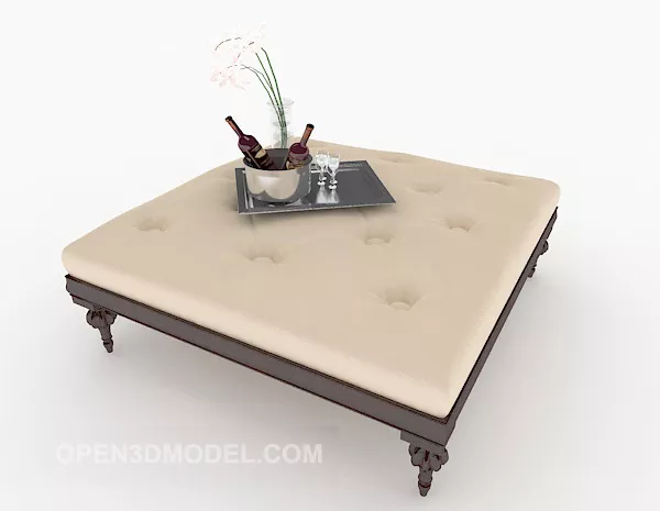 European Classical Coffee Table 3d model European Classical Coffee Table 3d model