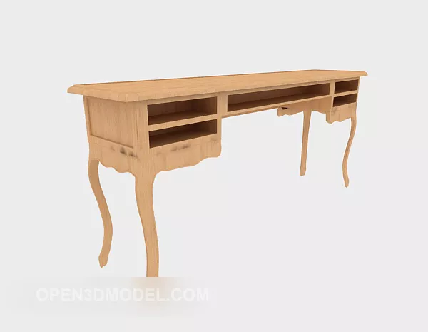European Classical Desk 3d model European Classical Desk 3d model