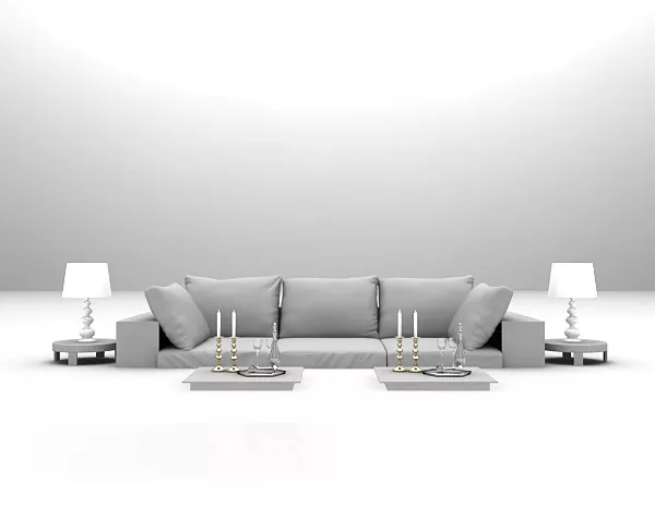 European Combo Sofa Furniture 3d model European Combo Sofa Furniture 3d model
