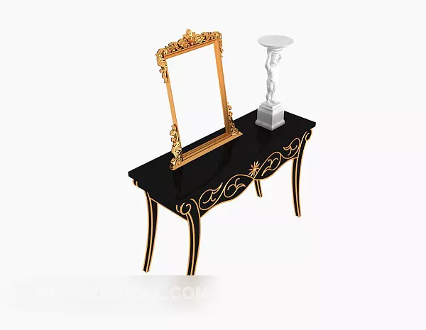 European Common Side Table 3d model European Common Side Table 3d model