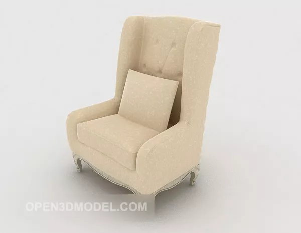 European Common Single Sofa 3d model European Common Single Sofa 3d model