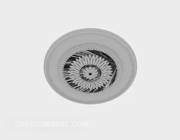 European Ceiling Plaster Component 3d model European Ceiling Plaster Component 3d model