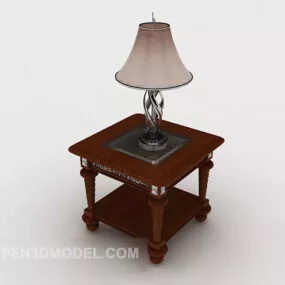 European Corner, Table Lamp Furniture 3d model
