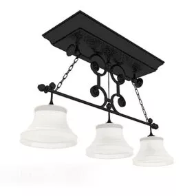 European Craft Home Chandelier 3d model