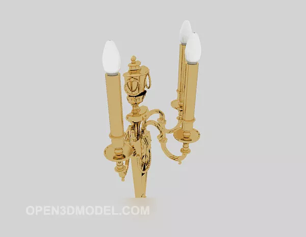 European Craft Home Wall Lamp 3d model European Craft Home Wall Lamp 3d model
