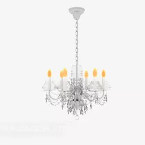 European Crystal Process Chandelier 3d model