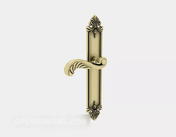 Door Frame White Painted 3d model