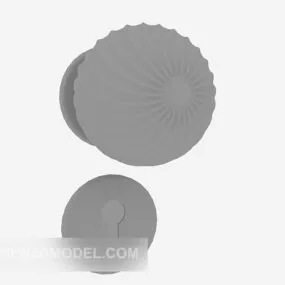 European Door Lock 3d model