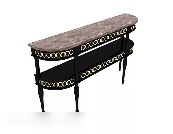 European Double-decker Table 3d model European Double-decker Table 3d model