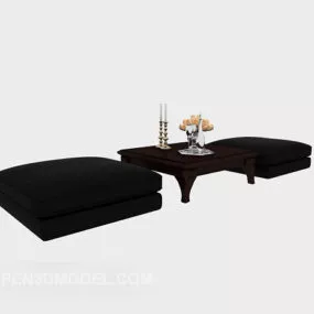 Dwarf Collapse Single Sofa European 3d model