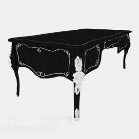 European Elegant Desk 3d model