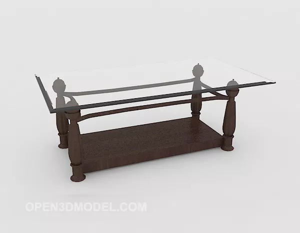 European Family Sofa Coffee Table 3d model European Family Sofa Coffee Table 3d model