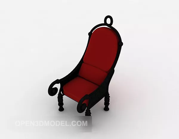 European Home Chair 3d model European Home Chair 3d model