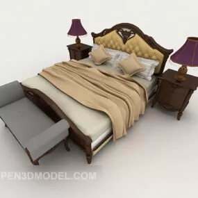 Home European Fine Bed 3d model