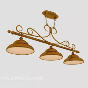 European Fine Chandelier 3d model