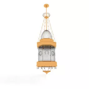 European Fine Craft Chandelier 3d model