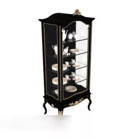 European Fine Display Cabinet 3d model