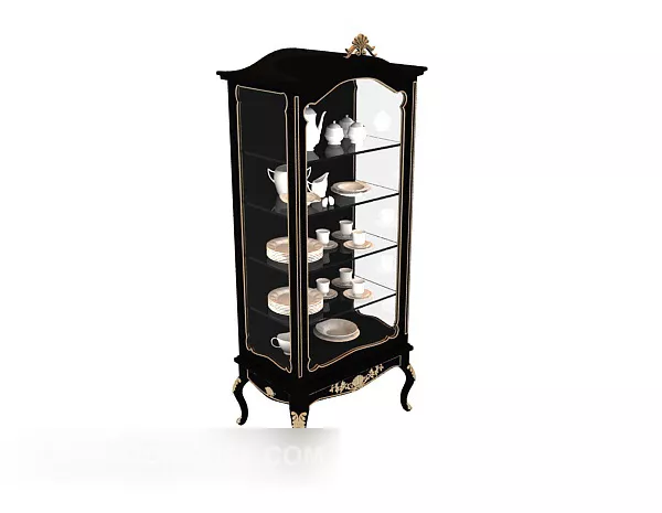 European Fine Display Cabinet 3d model European Fine Display Cabinet 3d model