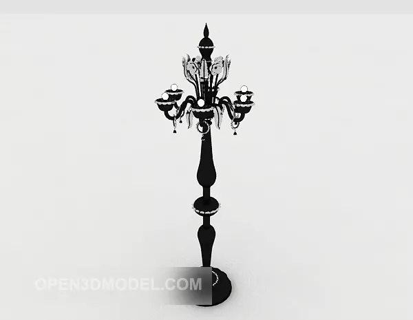 European Fine Floor Lamp 3d model European Fine Floor Lamp 3d model