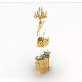 European Fine Lamps Decoration 3d model