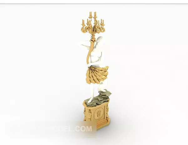 European Fine Lamps Decoration 3d model European Fine Lamps Decoration 3d model