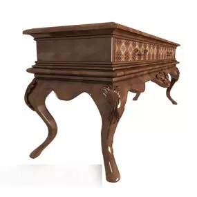 European Fine Side Cabinet 3d model