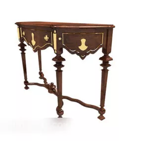 European Fine Side Table 3d model