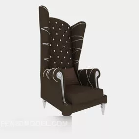 European Fine Single Sofa 3d model