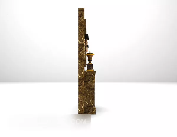 Portable Fireplace 3d model