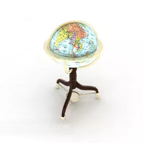 European Globe With Stand 3d model