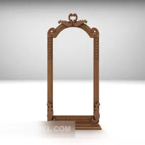 European Wooden Frame 3d model