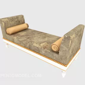 European Fresh Lounge Chair Sofa 3d model