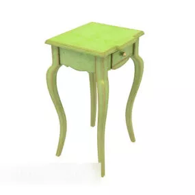 European Vintage Fresh Style Side Table 3d model