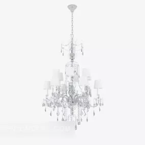 European Gorgeous Bustling Chandelier 3d model