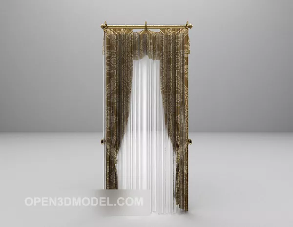 Curtain Rod 3d model