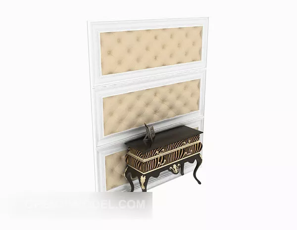 European Hall Cabinet, Background Wall 3d model European Hall Cabinet, Background Wall 3d model