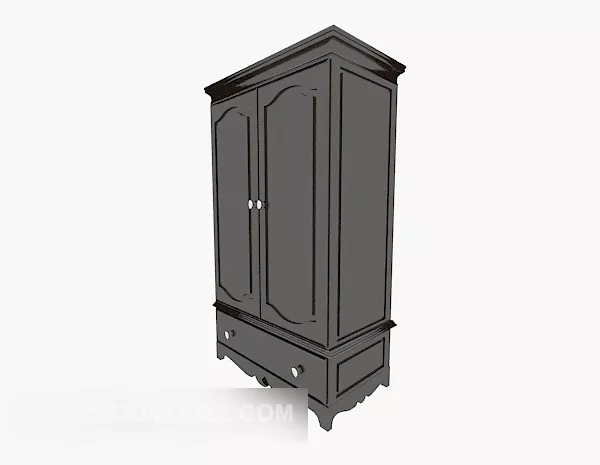 Wardrobe Red Door 3d model