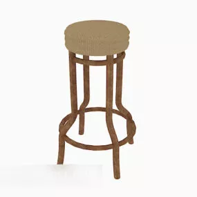 European High Stool 3d model