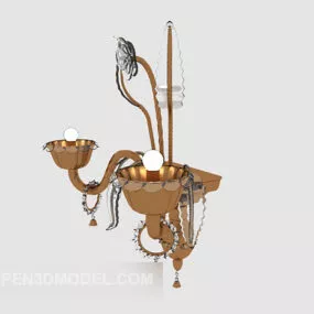 European Home Aisle Wall Lamp 3d model