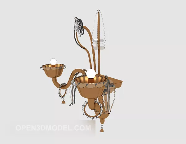 European Home Aisle Wall Lamp 3d model European Home Aisle Wall Lamp 3d model