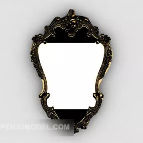 European Home Bathroom Mirror 3d model