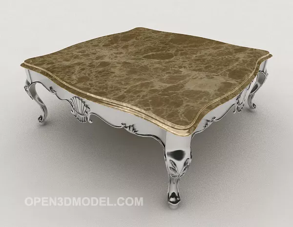 European Home Coffee Table 3d model European Home Coffee Table 3d model