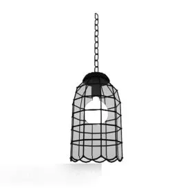 European Home Craft Chandelier 3d model