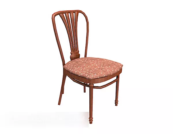 European Vintage Home Dining Chair 3d model European Vintage Home Dining Chair 3d model