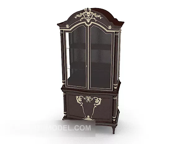 European Home Display Cabinet 3d model European Home Display Cabinet 3d model