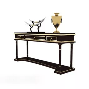 Consolel Side Table With Decoration Ware 3d model