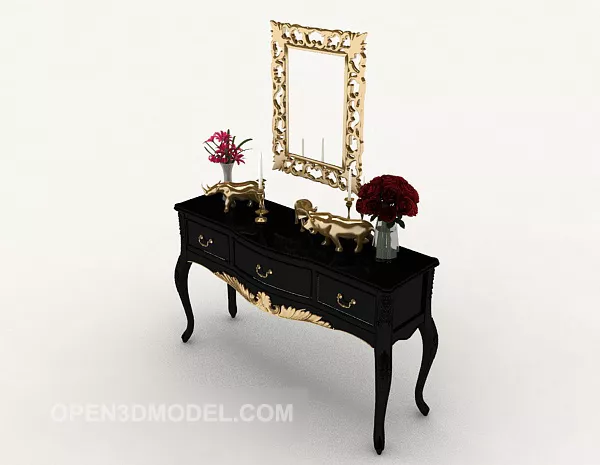 European Home For Table 3d model European Home For Table 3d model