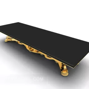 European Home Antique Dining Table 3d model