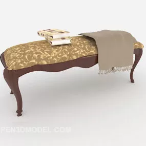 European Home Lounge Chair 3d model