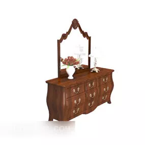 European Home Room Cabinet 3d model
